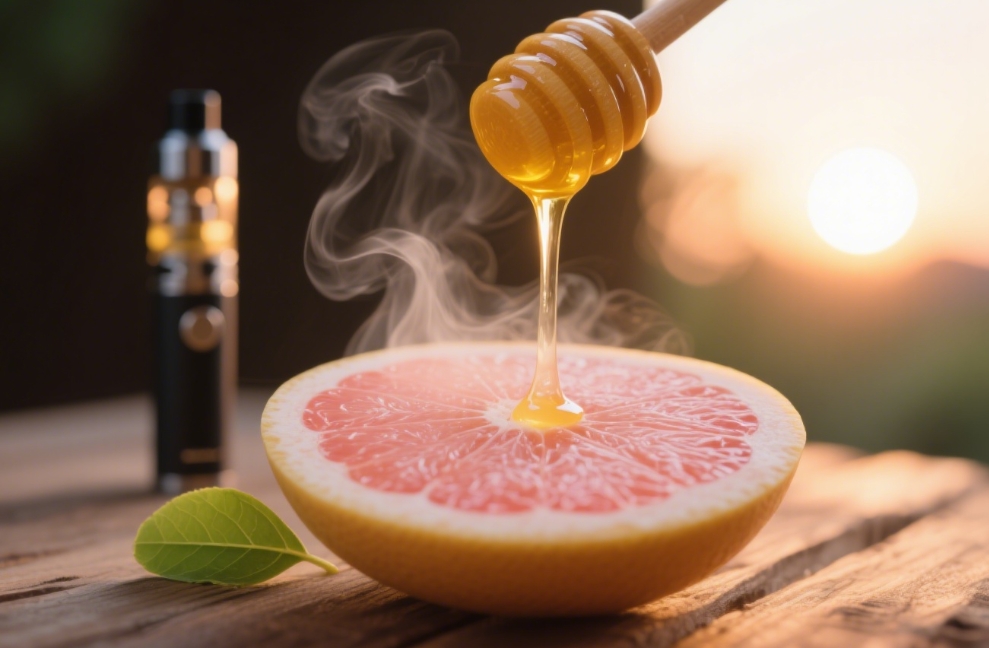 Miodowy Pomelo: Słodko-Kwaśna Oaza Spokoju w Twoim E-Papierosie